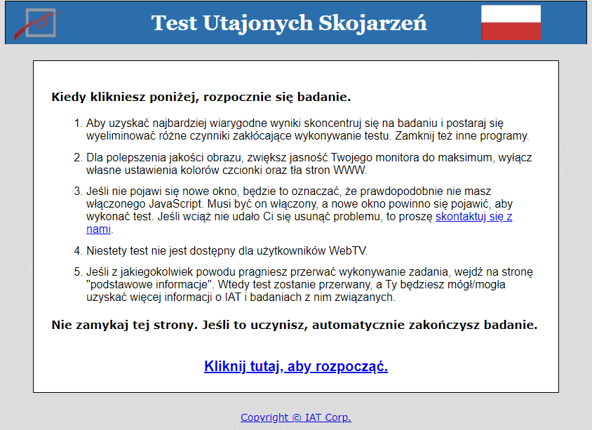 Test utajonych skojarzeń