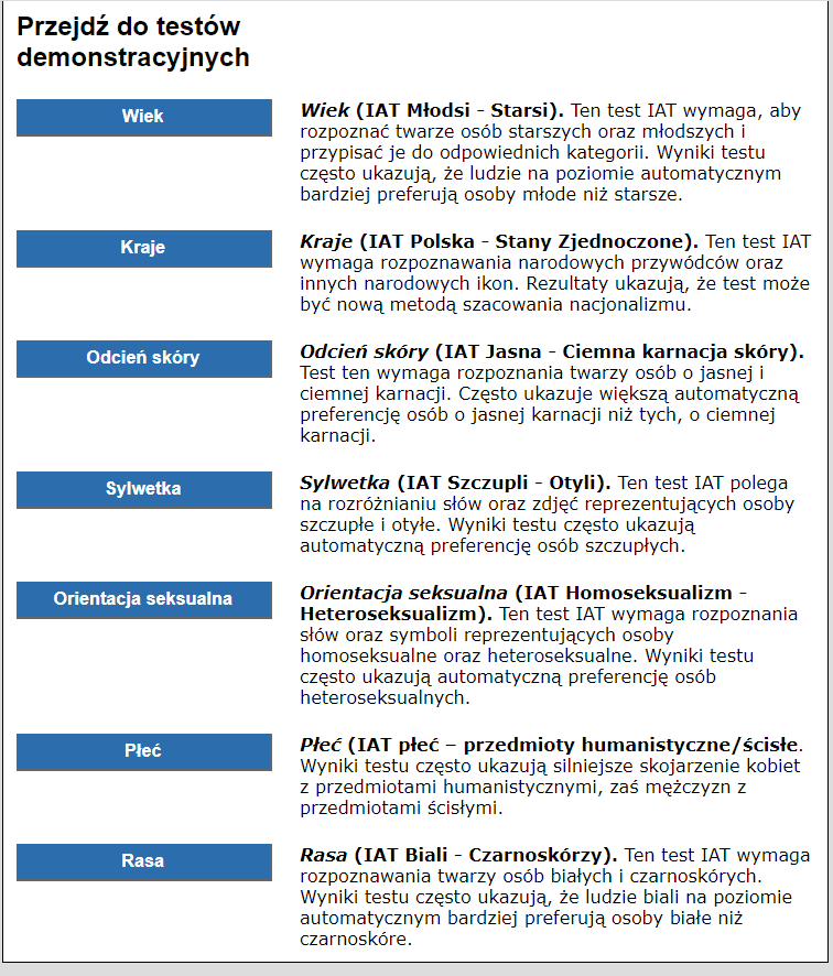 Test utajonych skojarzeń