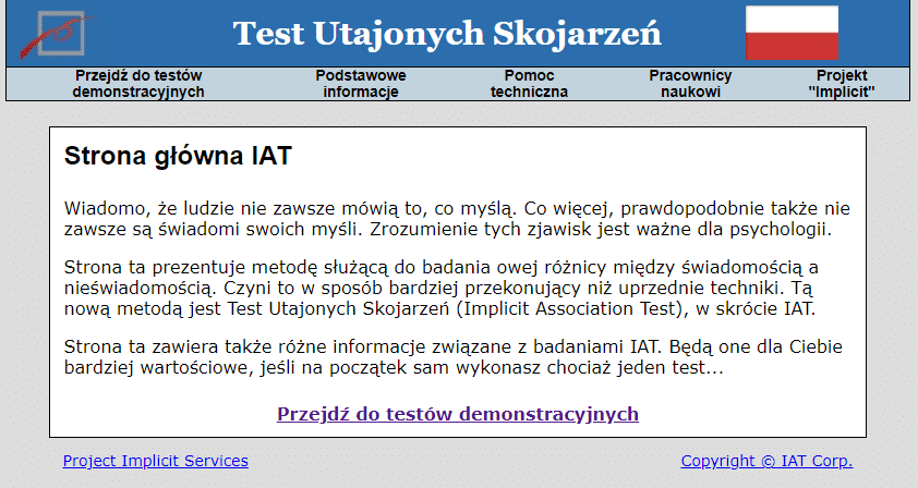 Test utajonych skojarzeń