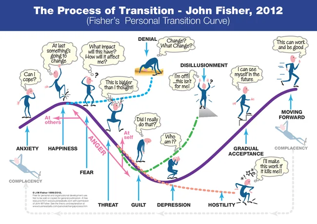 the process of transition, John Fisher